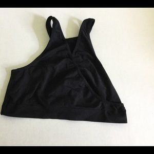 BASICS COLLECTION Black Sports Bra Size L